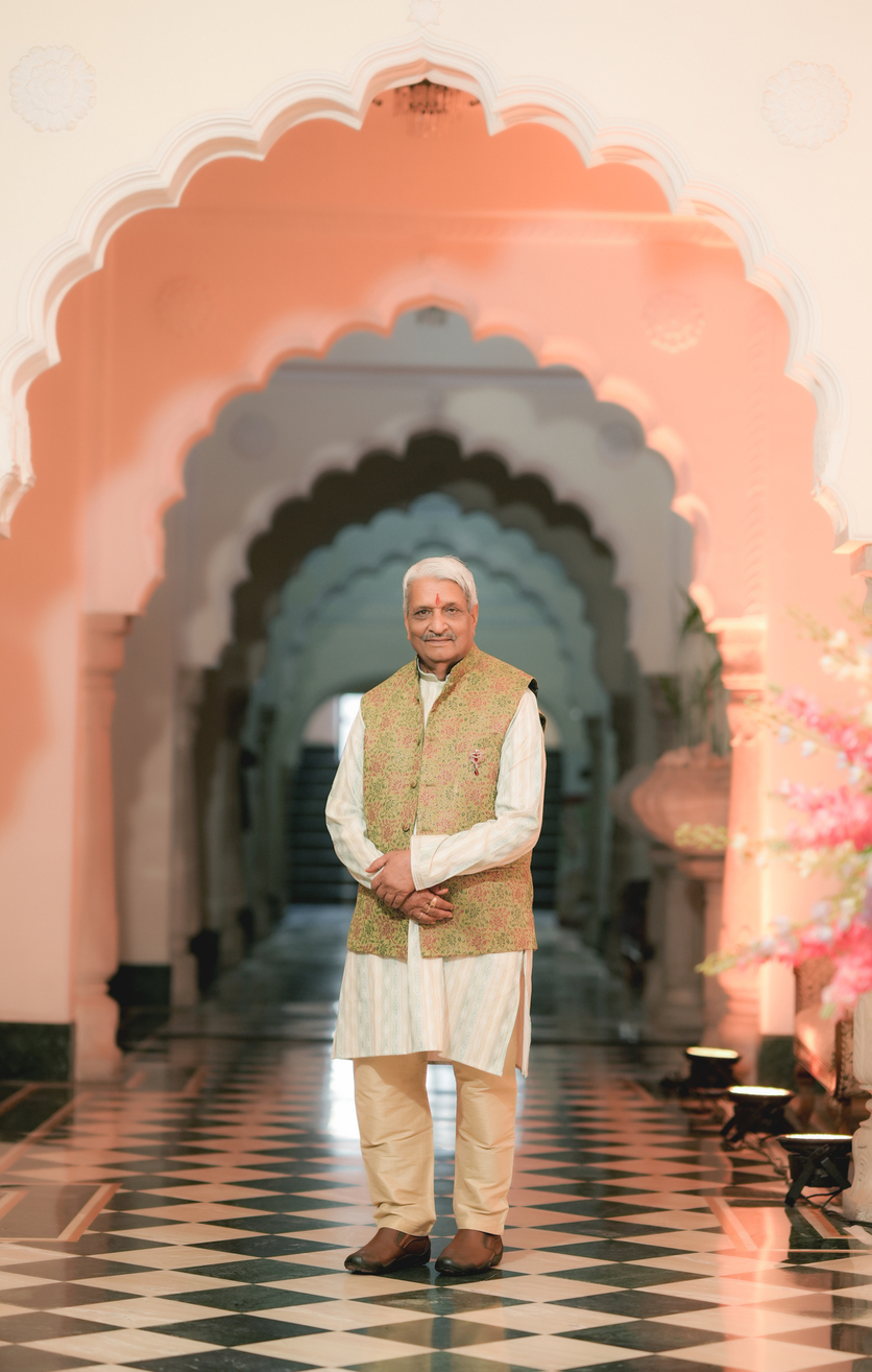B.M. Sharma & Saroj Sharma wedding photography photograph in Jaipur, Rajasthan